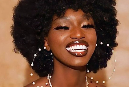 Black woman smiling confidently