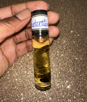 Image of protection intention oil bottle