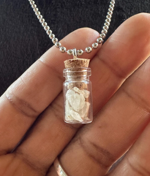 Selenite Mini Vile Necklace